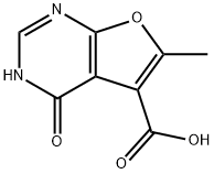 Furo[2,3-d]pyrimidine-5-carboxylic acid, 3,4-dihydro-6-methyl-4-oxo- Structural