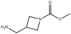 methyl 3-(aminomethyl)azetidine-1-carboxylate Structural