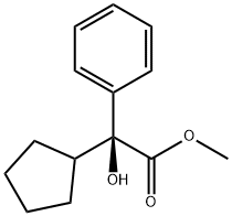 methyl (S)-2-cyclopentyl-2-hydroxy-2-phenylacetate Structural