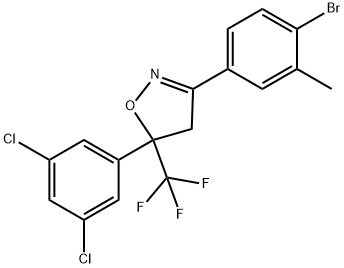 3-(4-bromo-3-methylphenyl)-5-(3,5-dichlorophenyl)-5-(trifluoromethyl)-4,5-dihydroisoxazole