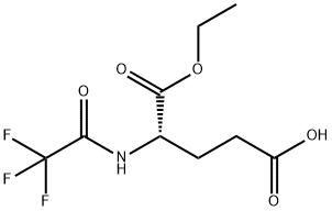 Glutamic acid, N-(trifluoroacetyl)-, 1-ethyl ester (9CI) Structural