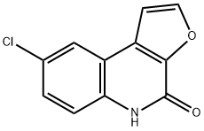 Furo[2,3-c]quinolin-4(5H)-one, 8-chloro- Structural