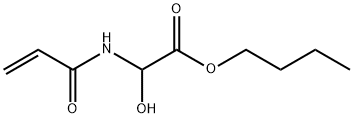 Aceticacid,hydroxy[(1-oxo-2-propenyl)amino]-,butylester Structural