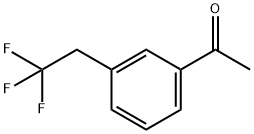 Ethanone, 1-[3-(2,2,2-trifluoroethyl)phenyl]- Structural