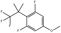 Benzene, 1,3-difluoro-5-methoxy-2-(2,2,2-trifluoro-1,1-dimethylethyl)- Structural
