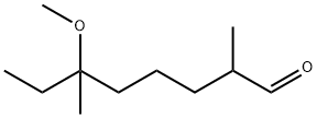 Octanal,6-methoxy-2,6-dimethyl- Structural