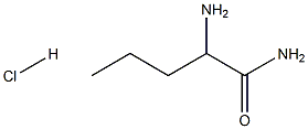 2-Amino-pentanamide HCl Structural