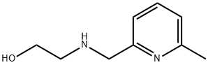 Ethanol, 2-[[(6-methyl-2-pyridinyl)methyl]amino]- Structural