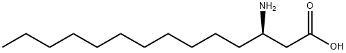 N-Fmoc-3-aminotetradecanoic acid Structural