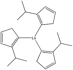 Tris(iso-propylcyclopentadienyl) lutetium Structural