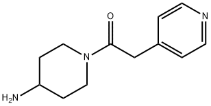 Ethanone, 1-(4-amino-1-piperidinyl)-2-(4-pyridinyl)- Structural