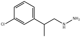 Hydrazine, [2-(3-chlorophenyl)propyl]- Structural