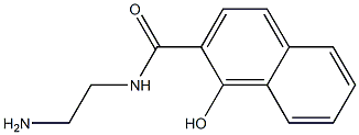 N-(2-aminoethyl)-1-hydroxy-2-naphthamide Structural