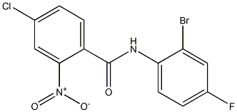 N-(2-bromo-4-fluorophenyl)-4-chloro-2-nitrobenzamide