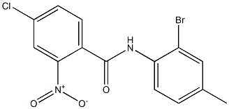 N-(2-bromo-4-methylphenyl)-4-chloro-2-nitrobenzamide