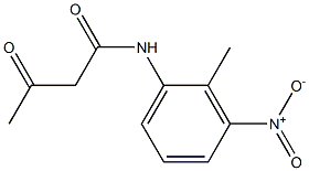 N-(2-methyl-3-nitrophenyl)-3-oxobutanamide Structural