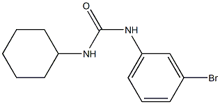 N-(3-bromophenyl)-N'-cyclohexylurea Structural