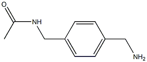 N-{[4-(aminomethyl)phenyl]methyl}acetamide Structural