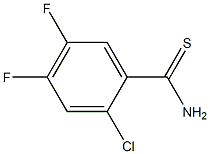 2-CHLORO-4,5-DIFLUOROTHIOBENZAMIDE