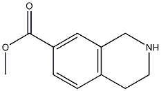 1,2,3,4-TETRAHYDRO-ISOQUINOLINE-7-CARBOXYLIC ACID METHYL ESTER Structural