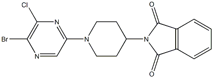 2-[1-(5-BROMO-6-CHLOROPYRAZIN-2-YL)PIPERIDIN-4-YL]-1H-ISOINDOLE-1,3(2H)-DIONE