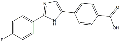 4-[2-(4-FLUOROPHENYL)-1H-IMIDAZOL-5-YL]BENZOIC ACID