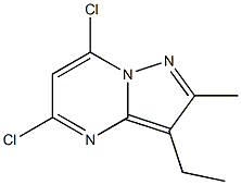 5,7-DICHLORO-3-ETHYL-2-METHYLPYRAZOLO[1,5-A]PYRIMIDINE