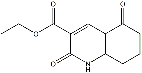 ETHYL 2,5-DIOXO-1,2,4A,5,6,7,8,8A-OCTAHYDROQUINOLINE-3-CARBOXYLATE Structural