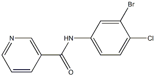 N-(3-bromo-4-chlorophenyl)nicotinamide