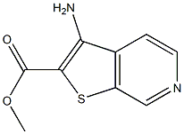 methyl 3-aminothieno[2,3-c]pyridine-2-carboxylate