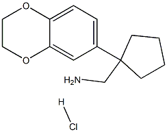 [1-(2,3-dihydro-1,4-benzodioxin-6-yl)cyclopentyl]methylamine hydrochloride