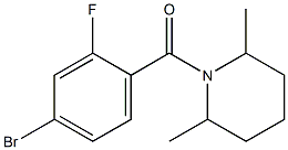 1-(4-bromo-2-fluorobenzoyl)-2,6-dimethylpiperidine