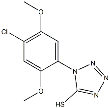 1-(4-chloro-2,5-dimethoxyphenyl)-1H-1,2,3,4-tetrazole-5-thiol