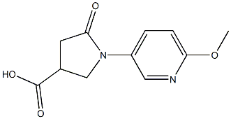 1-(6-methoxypyridin-3-yl)-5-oxopyrrolidine-3-carboxylic acid