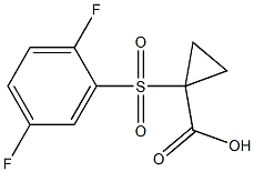 1-[(2,5-difluorophenyl)sulfonyl]cyclopropanecarboxylic acid