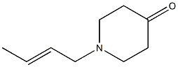 1-[(2E)-but-2-enyl]piperidin-4-one