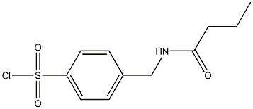 4-[(butyrylamino)methyl]benzenesulfonyl chloride