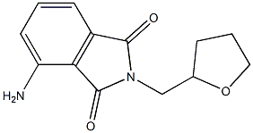 4-amino-2-(oxolan-2-ylmethyl)-2,3-dihydro-1H-isoindole-1,3-dione Structural