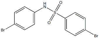 4-bromo-N-(4-bromophenyl)benzene-1-sulfonamide Structural