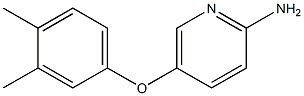 5-(3,4-dimethylphenoxy)pyridin-2-amine Structural