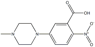 5-(4-methylpiperazin-1-yl)-2-nitrobenzoic acid