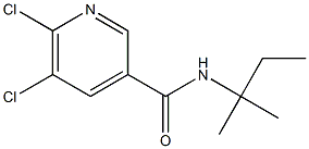 5,6-dichloro-N-(2-methylbutan-2-yl)pyridine-3-carboxamide