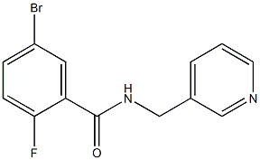 5-bromo-2-fluoro-N-(pyridin-3-ylmethyl)benzamide