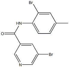 5-bromo-N-(2-bromo-4-methylphenyl)pyridine-3-carboxamide