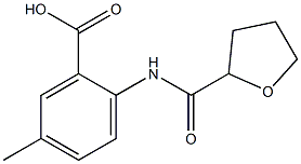 5-methyl-2-[(tetrahydrofuran-2-ylcarbonyl)amino]benzoic acid