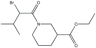 ethyl 1-(2-bromo-3-methylbutanoyl)piperidine-3-carboxylate