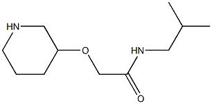 N-(2-methylpropyl)-2-(piperidin-3-yloxy)acetamide