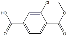 3-chloro-4-(methoxycarbonyl)benzoic acid