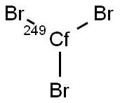 californium tribromide Structural