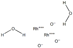 rhodium oxide dihydrate Structural